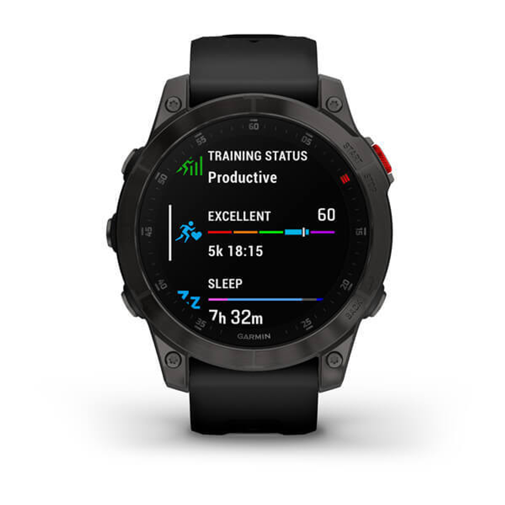 Смарт-часы GARMIN EPIX (Gen 2) Sapphire титановый черный DLC, 010-02582-11