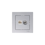 ATLASDESIGN РОЗЕТКА двойная ТВ + компьютерная RJ45, кат. 5Е, АЛЮМИНИЙ