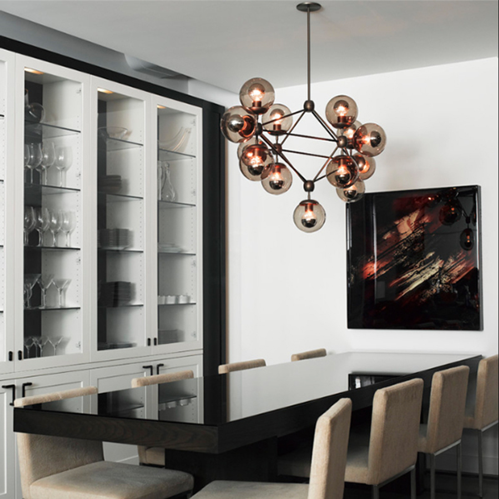Ceiling design lamp  Modo by Roll & Hill (15 lampshades)