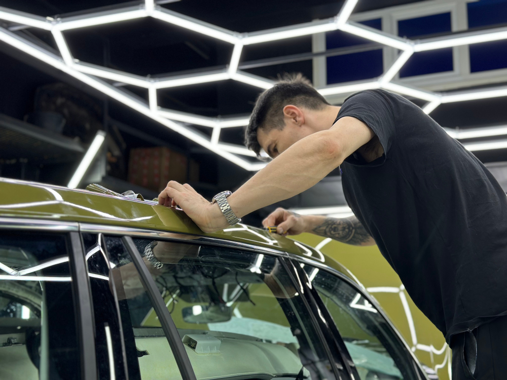 Оклейка цветным полиуретаном