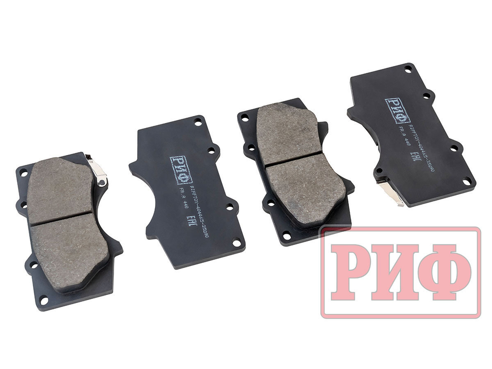 Колодки тормозные передние  РИФ Toyota LC120,150, Hilux 2005+  OEM 04465-35250, 04465-35290