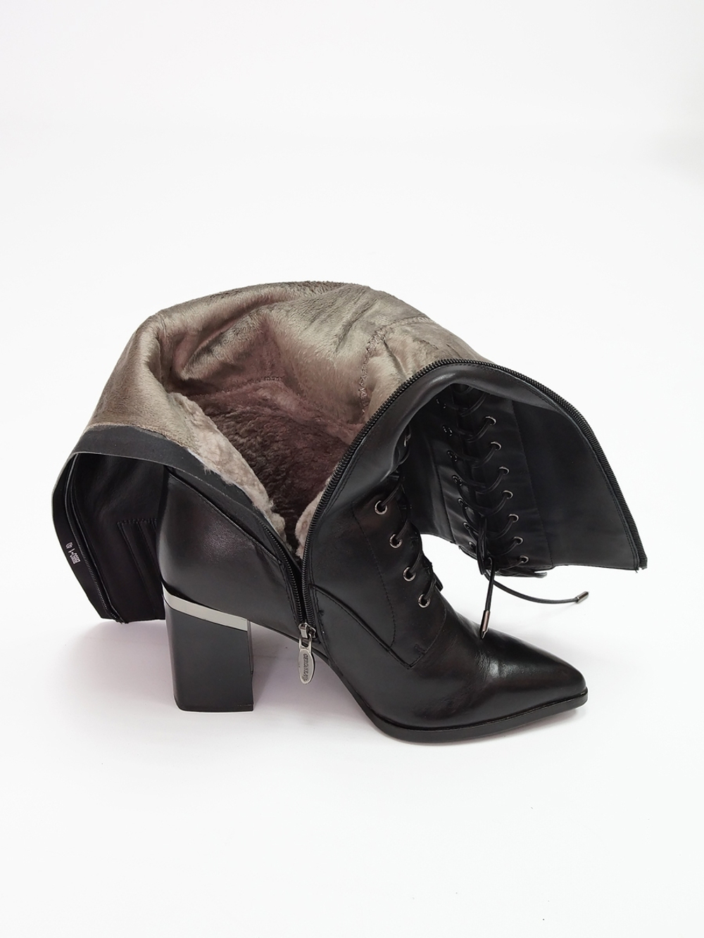 Сапоги женские зимние натуральная кожа и мех