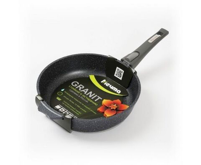 Сковорода Гранит диаметр 24см, антипригарное покрытие, съемная ручка, для всех плит, кроме индукции 024701 Мечта