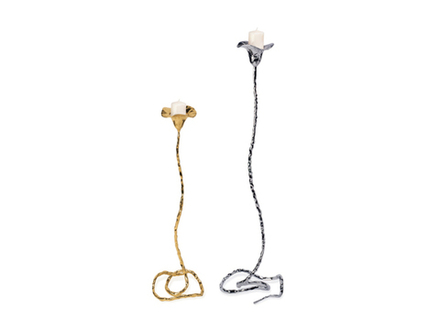 Mukul Goyal Подсвечник ИДЕН напольный, большой, золотистый MG311