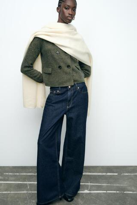 ZARA БАЗОВЫЙ ШАРФ, ЭКРЮ