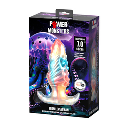 Power Monsters Ebon Leviathan - Анальная пробка увеличивающаяся в размере, 18 см