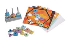 Геоигра (30 фигур/Эко-пластик). Набор с карточками