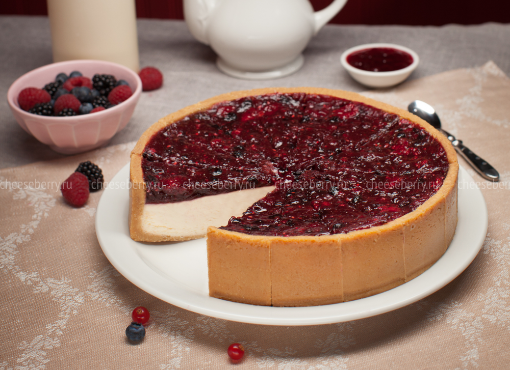 Чизкейк с "Лесными ягодами" 1800гр/16порц