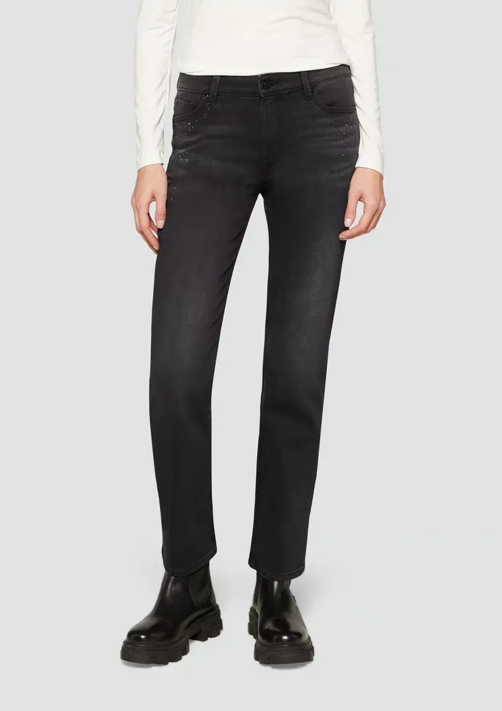 Джинсы женские Regular Fit / Mid Rise / Straight Leg