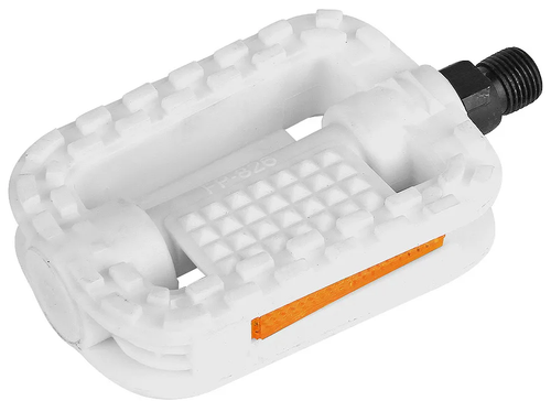 Педали Вело Stels детские белые FP-826 1/2" пластик 360116