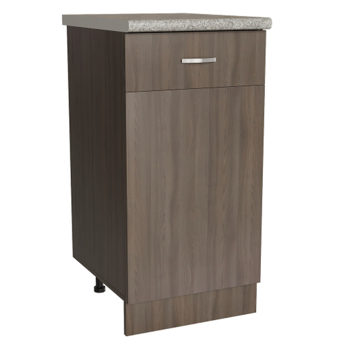 Стол разделочный 40 шимо/ясень темный (1 ящик), столешница гранит пёстрый