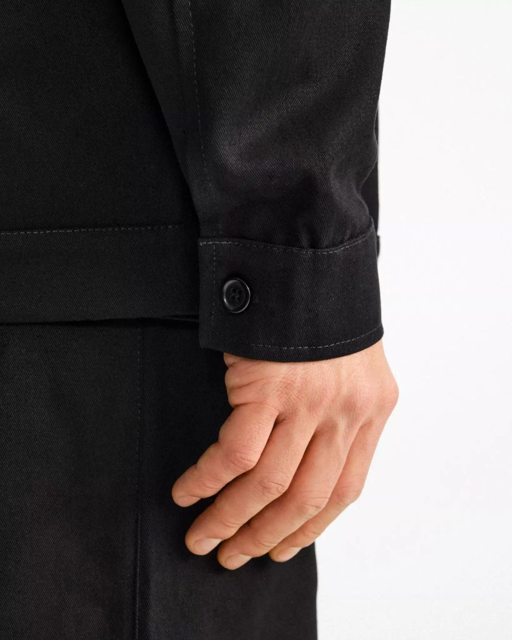 Рубашка Kuzma Оверширт Начало Твил Черная