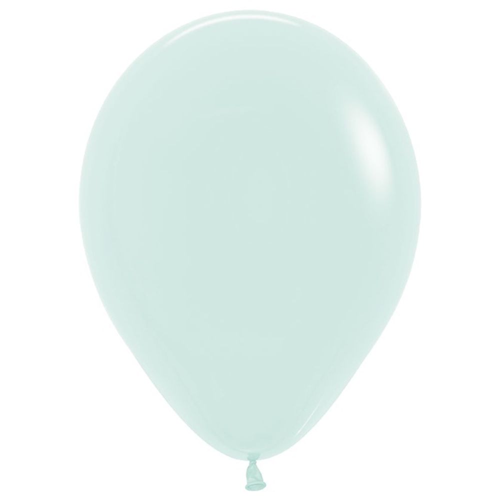 Воздушные шары Sempertex, цвет 630 макарунс светлая мята, 100 шт. размер 5&quot;