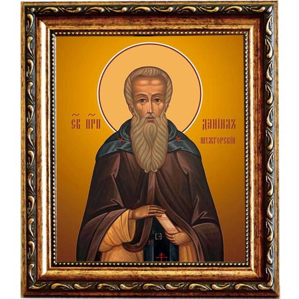 Даниил Шужгорский преподобный. Икона на холсте.