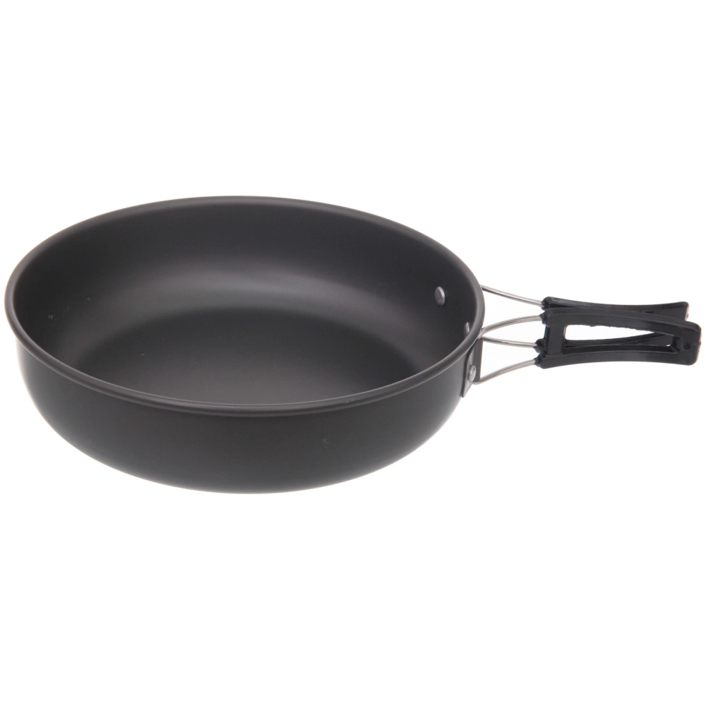 Набор посуды походной (2котелка,ковш,сковорода,3тарелки,лопатка,5чашек,поварёшка,губка) COMPSOR-500