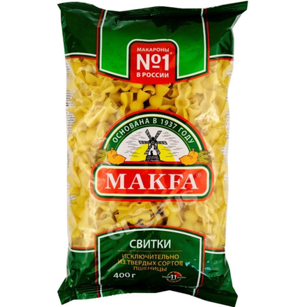 Макароны Makfa Свитки 400 гр