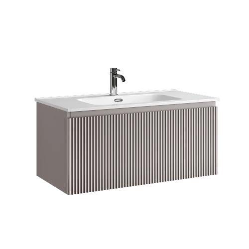 Тумба с раковиной Sancos Snob R 1.0 SNR1.090SM/CN7002 Doha Soft