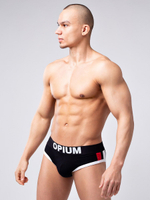 Мужские трусы-слип с внутренним карманом (Размер: L) (Цвет: черный)