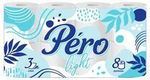 Туалетная бумага Pero Light 3сл 8рул, белый цв.