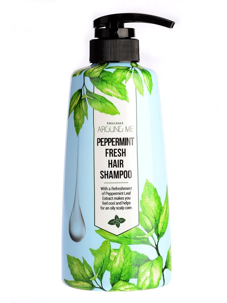 Шампунь для волос с экстрактом перечной мяты AROUND ME Peppermint Hair Shampoo 500мл