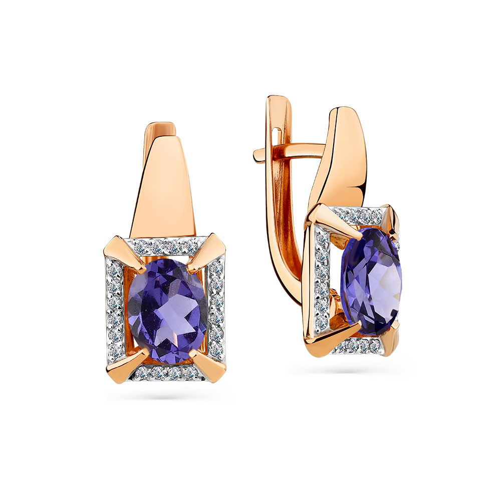 Серьги из золота 585 пробы