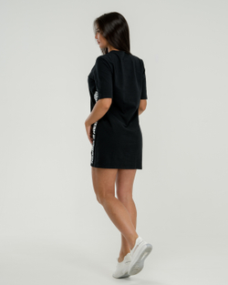 Платье NEBBIA Playful Restday Oversized dress 522 BLACK