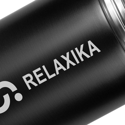 Термос для еды Relaxika 301 (1 литр), черный
