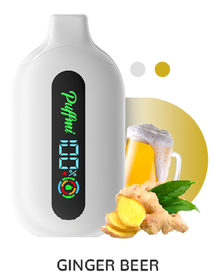 Puffmi Pure Ginger beer - имбирное пиво 12000 затяжек 20мг (2%)