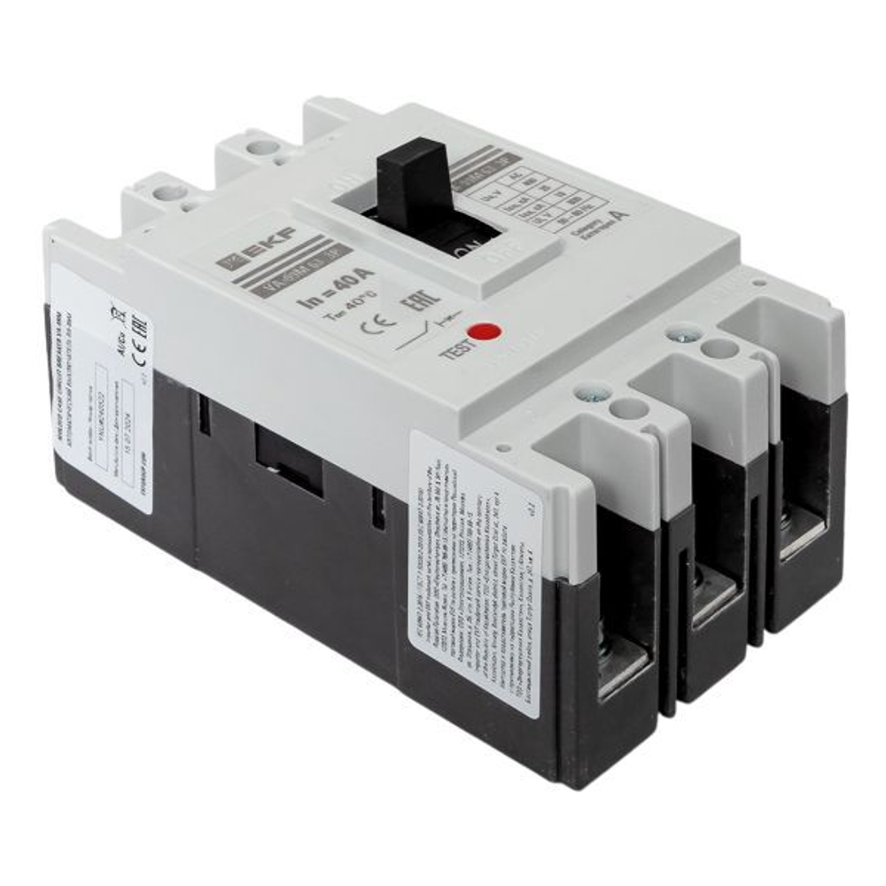 Автоматический выключатель в литом корпусе  EKF mccb99-63-40m