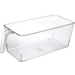 Органайзер для хранения с ручкой «ФЛАТТО», прозрачный, 30*12.5*11см