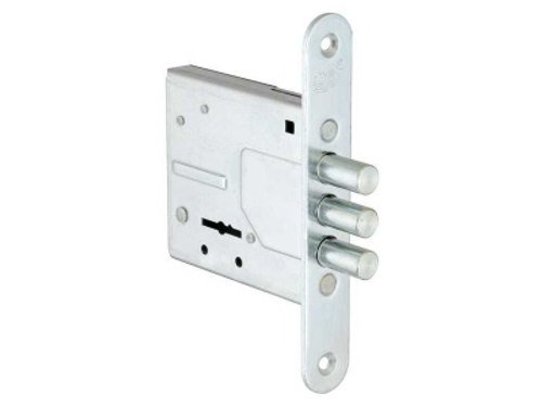 Замок врезной 3В 8-4С/13 без отв планки Сувальдный 3 ключа