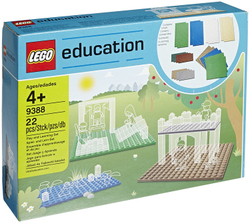 LEGO Education: Малые строительные платы 9388 — Small building plates — Лего Образование