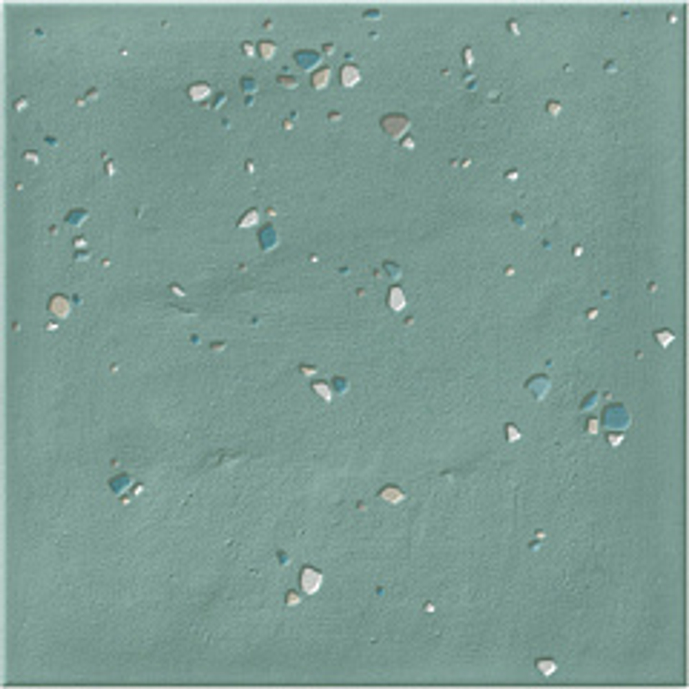 Керамогранит WOW STARDUST Pebbles Teal 15х15