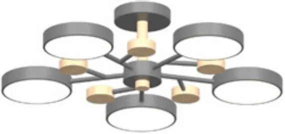 Потолочный cветильник LED4U L3204-620 GR