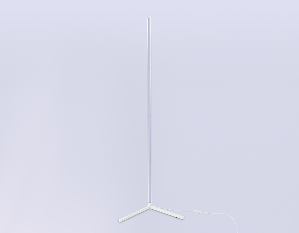 Светильник светодиодный напольный RGB с пультом FL8025 WH белый LED 20W RGB D32*1650 (ПДУ РАДИО 2.4G)