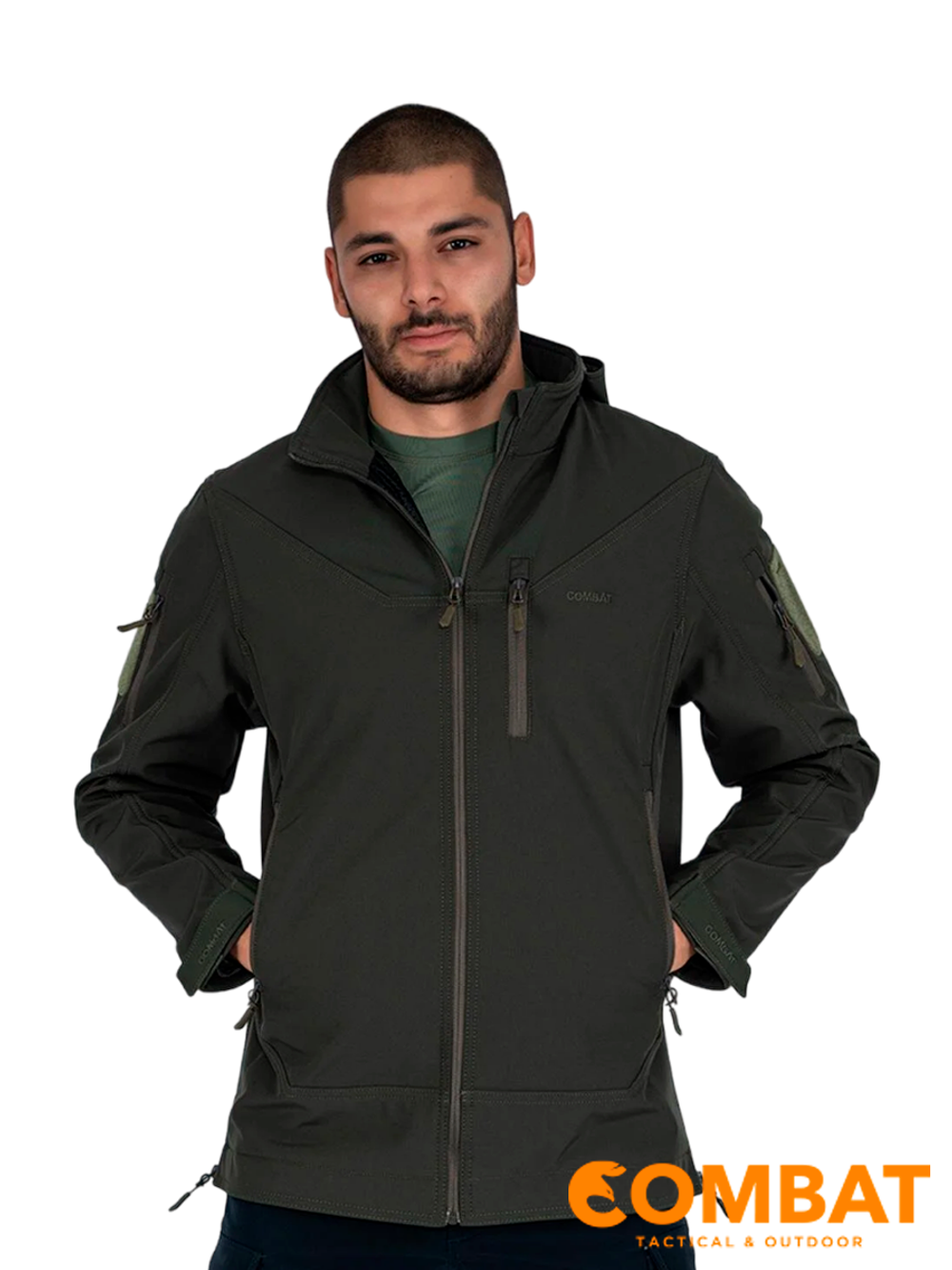 Куртка SoftShell Combat Tactical 307 (HAKİ-307C). Олива
