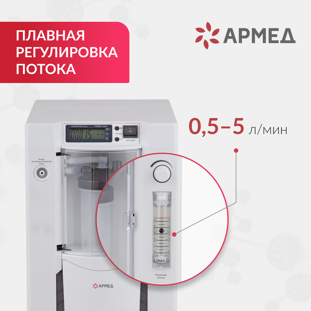 Концентратор кислорода Армед 7F-5C