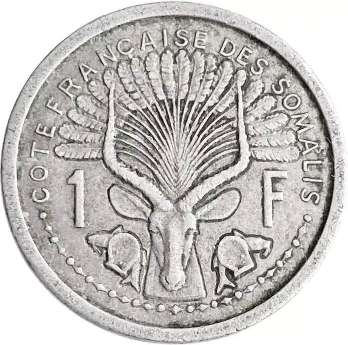 1 франк 1959 Французское Сомали