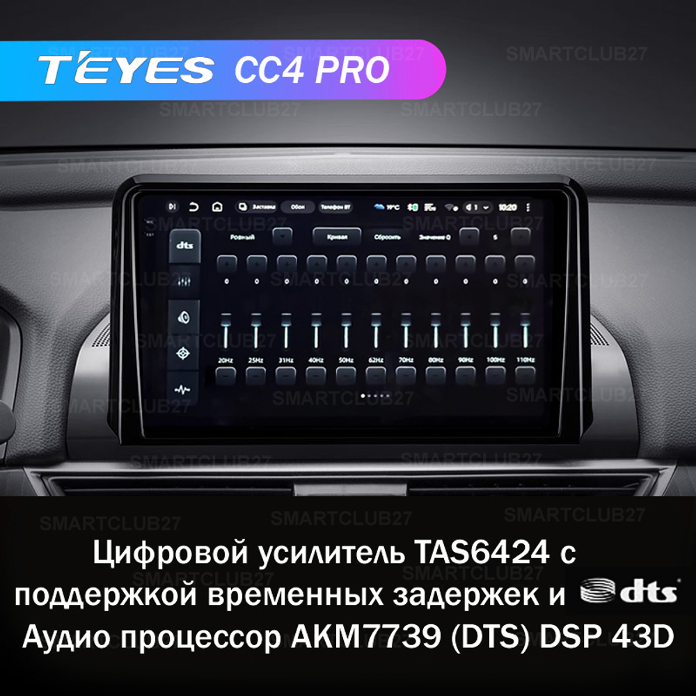 Teyes CC4 Pro 9" для Honda Accord 10 CV X 2017-2021