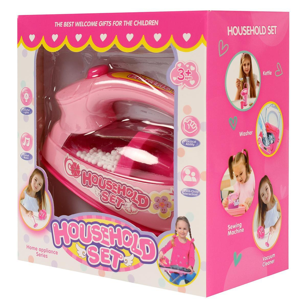 Утюг на бат., коробка S080-1