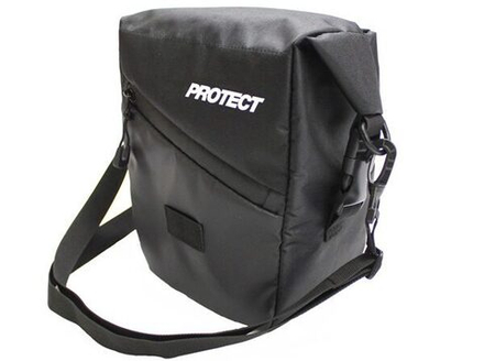 Сумка на руль, велосипед / самокат, р-р 20х22,5х10,5 см, цвет черный, PROTECT™