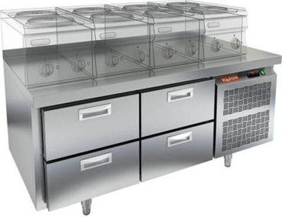 Стол С Охлажд.Шкафом Hicold Gn22/Tn Lt