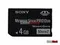 Карта памяти Sony Memory Stick Pro Duo 4GB