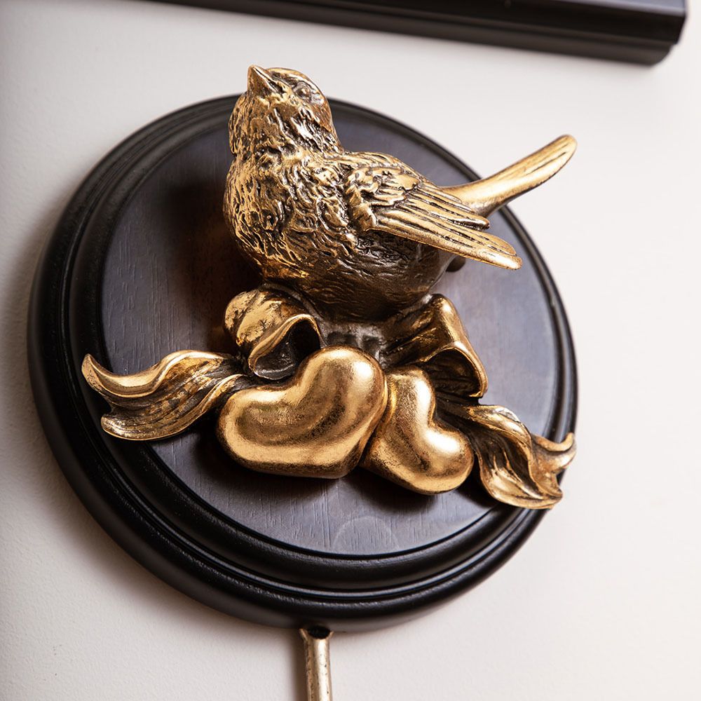 Настенный крючок Нежность Бронза