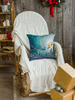 Наволочка гобеленовая декоративная для интерьерной подушки Сказочная ночь 47*47