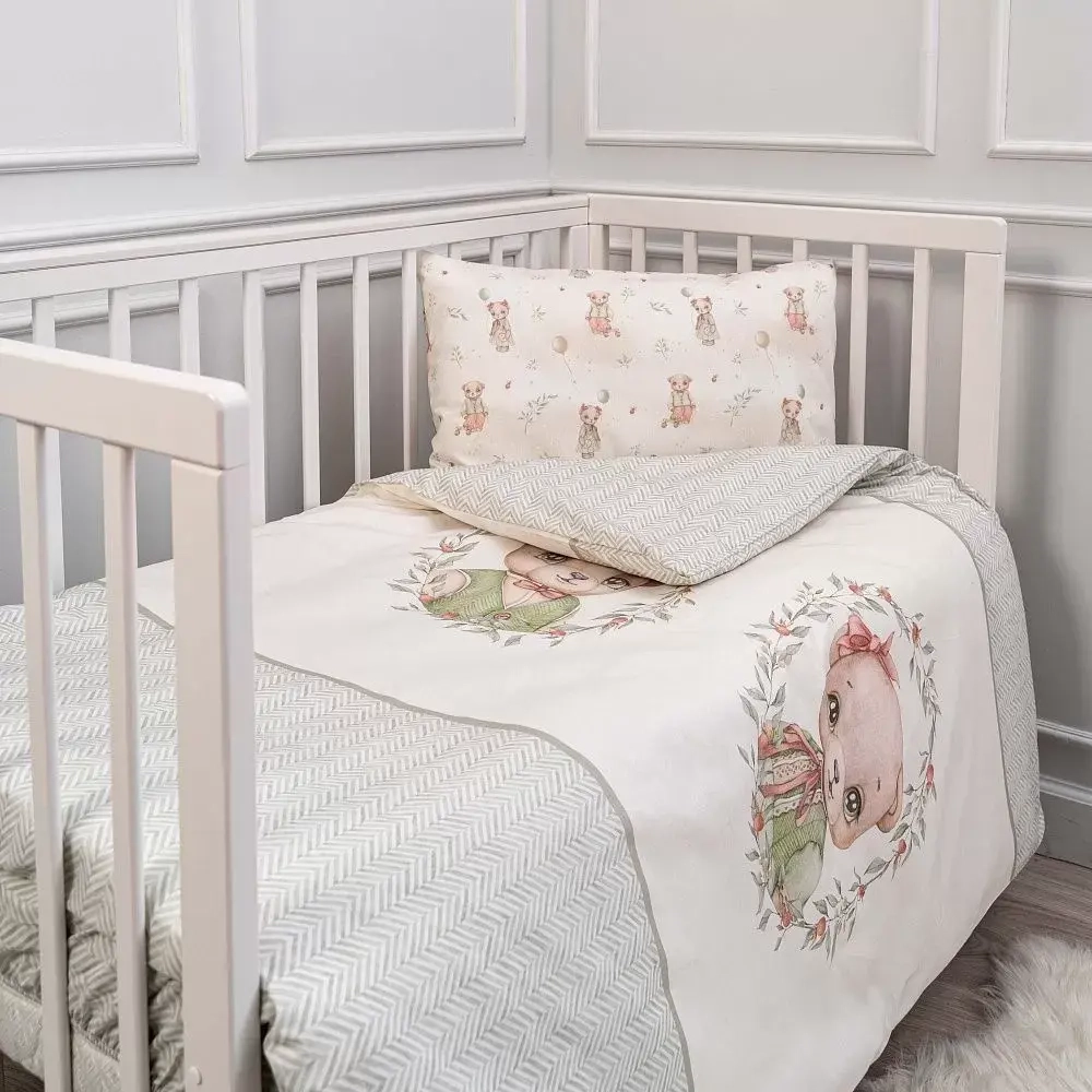 Комплект 3 предмета Lappetti винтаж арт 3120/3 оливковый