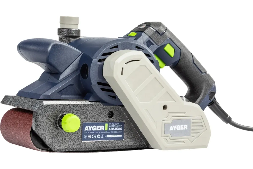 Ленточная шлифмашина AYGER ABS1500