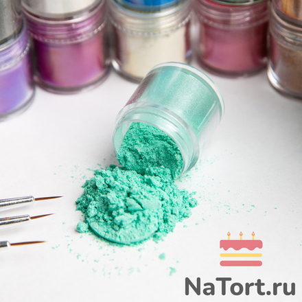 Краситель сухой перламутровый Bakerika «Свежая мята» 4 гр