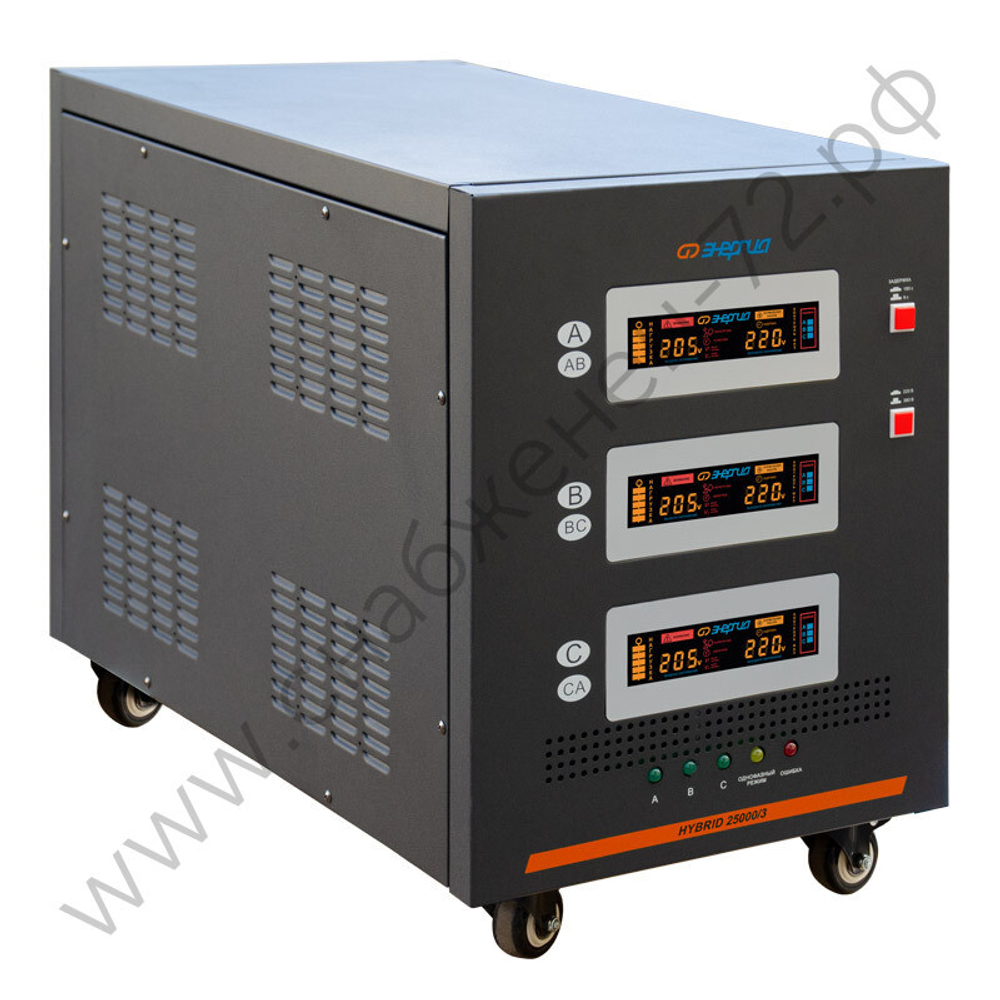 Стабилизаторы напряжения Энергия Hybrid II трехфазные