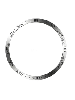 Накладка для Garmin Fenix 8 (51mm) для защиты безеля нержавеющая сталь (Серебристый)